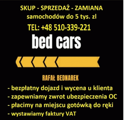 BED CARS  już dołączył teraz czas na inne małe,średnie firmy
